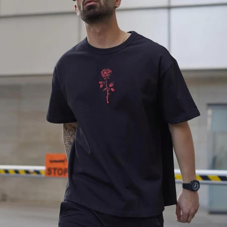 Rose Oversized T-Shirt
