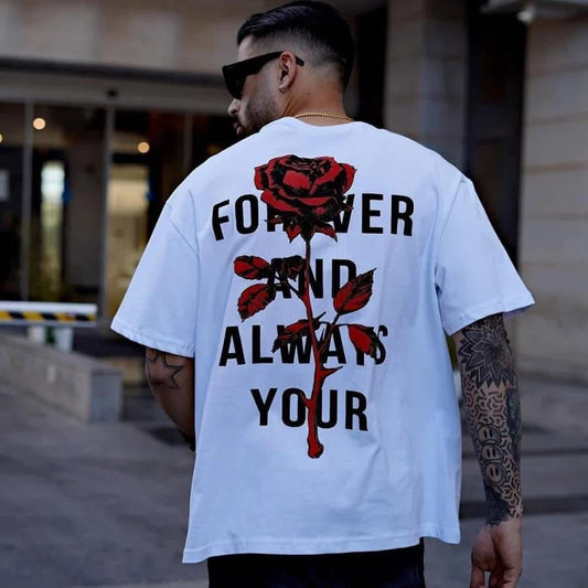 Rose Oversized T-Shirt